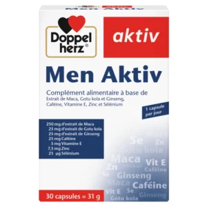 DOPPEL HERZ – Aktiv Men Aktiv Effet Stimulant Directe – 30 Gelules