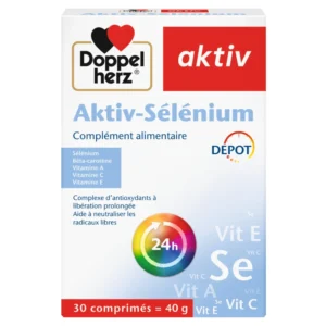 DOPPEL HERZ – Aktiv Selenium Depot Complese D’antioxydant – 30 Comprimes