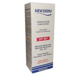 New Derm Écran Solaire Fond de Teint SPF50+ Princesse 50ml