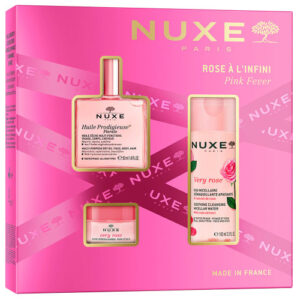 NUXE Very Rose Coffret Huile Prodigieuse Florale + Eau Micellaire + Levres