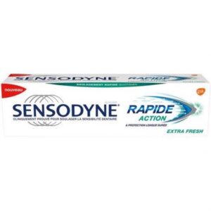 SENSODYNE – Dentifrice Rapide Action Extra Fraîcheur – 75ml